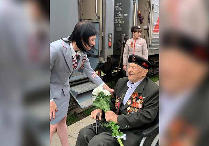 Ветеран из Геленджика вернулся домой после участия в Параде Победы в Москве