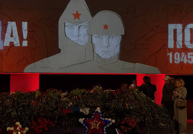 Евгений Наумов поблагодарил краснодарцев за участие в праздновании Дня Победы