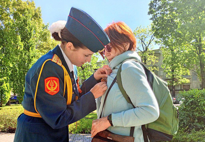 Всероссийская акция «Георгиевская лента» стартовала в Краснодаре