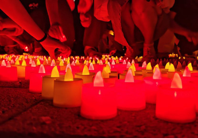 В акции «Свечи памяти» приняли участие жители Краснодара 
