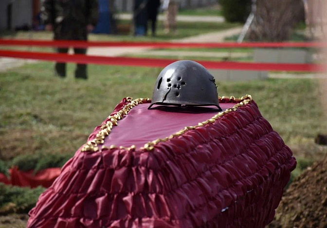 Останки 16 советских солдат ВОВ перезахоронили в Абинске 