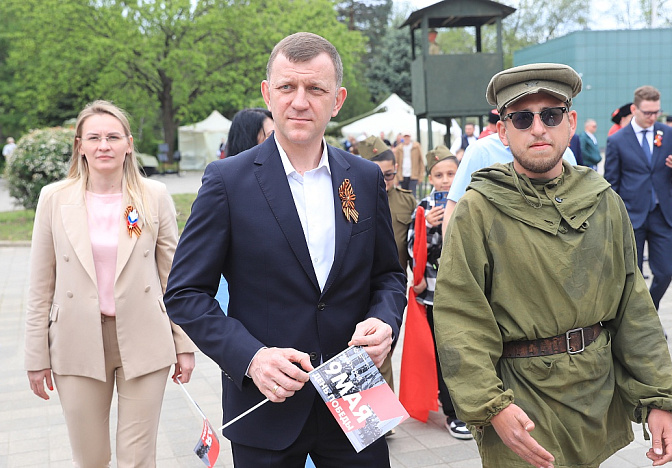 Евгений Наумов посетил «Военный городок» в Краснодаре