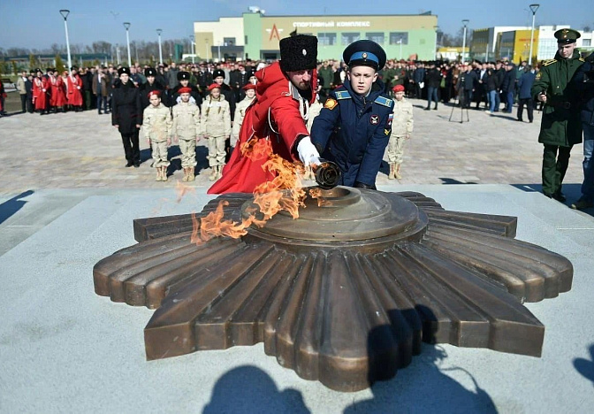 Более 1,5 тысячи юношей обучили в центре «Патриот» в Динском районе 